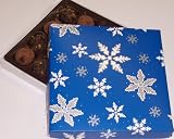 Scott's Cakes Cocoa Covered Dark and Pecan Dark Chocolate Truffles 1 Pound Snowflake Box
