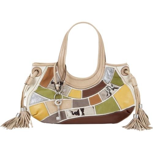 Fifty-Four Molly Patchwork Satchel Color: Multi