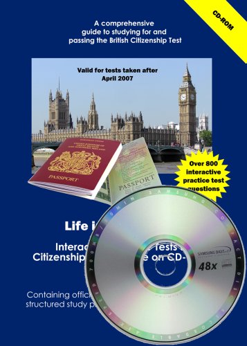 Life in the UK Test Interactive Practice Tests & Citizenship Guide on CD-ROM