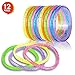 ArtCreativity Liquid Glitter Bracelets (Pack of 12) | 6â€ Pieces | Assorted Bright Neon Colors | Fashionably Fun Party Favor and Collection | Amazing Gift Idea for Women, Boys and Girls.