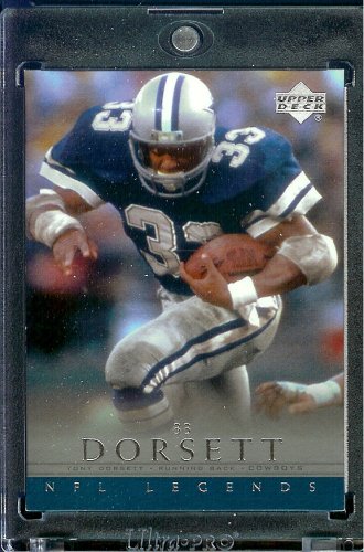 2000 Upper Deck Legends # 18 Tony Dorsett Dallas Cowboys Football Card - Mint Condition - Shipped In Protective ScrewDown Display Case!