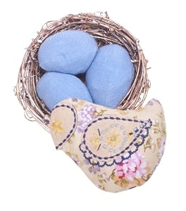 The Baby Bunch Nest Of Three Pairs Organic Socks with Drawer Sachet - Dusty Blue