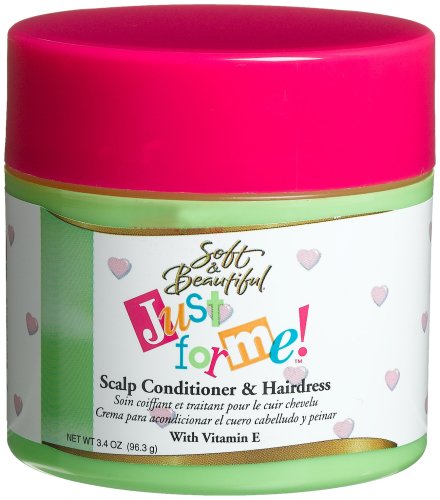 Just For Me Scalp Conditioner & Hairdress - 3.4-Ounce Jars (Pack of 6)