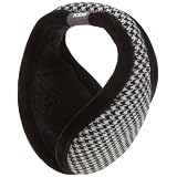 180s Houndstooth Cache-oreilles femme - Noir/Blanc 