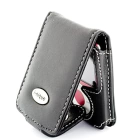 i-nique Tuff-Luv Exec Soft Napa Leather Case For Apple iPod Nano Video 3G - Black
