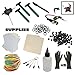 Organic Jagua Black Temporary Tattoo and Body Painting Kit. Safe for Children and Made in the USA. Enough Jagua Gel for 12-15 Designs and Applications Last 1-2 Weeks