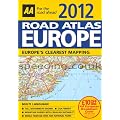 Europe Road Atlas Map 2012 Latest Edition