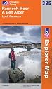 Rannoch Moor and Ben Alder (OS Explorer Map Series)