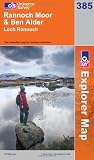 Rannoch Moor and Ben Alder (OS Explorer Map)