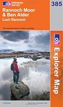 Rannoch Moor and Ben Alder (OS Explorer Map Series)