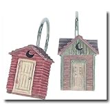 Review linens4less.com XOUTH007R / Outhouses by Linda Spivey - Shower Hooks