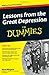 Lessons from the Great Depression For Dummies