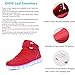 CIOR High Top LED Light Up Shoes 11 Colors Flashing Rechargeable Sneakers For Mens Womens Girls Boys,101B,03,34