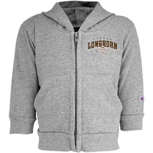 Buy Champion Texas Longhorns Ash Toddler Full Zip Fleece Hoody by Champion