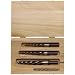 Alvord Polk 650-S-03 High-Speed Steel Construction Taper Reamer Set, Helical Flute, Round Shank with Taper Shank Adapter, Uncoated Finish, 4-Piece (1/2 Inch, 5/8 Inch, 3/4 Inch, 1 Inch) in Wood Case