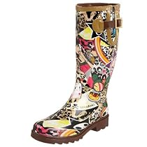 Chooka Women's Tokidoki Leopard Rain Boot