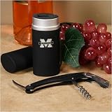 Michigan Wolverines Black Wine Key with Case
