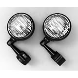 One Size Fit All! Motorcycle Driving Lights Set - Black