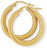 9ct Classic Hoop Earrings