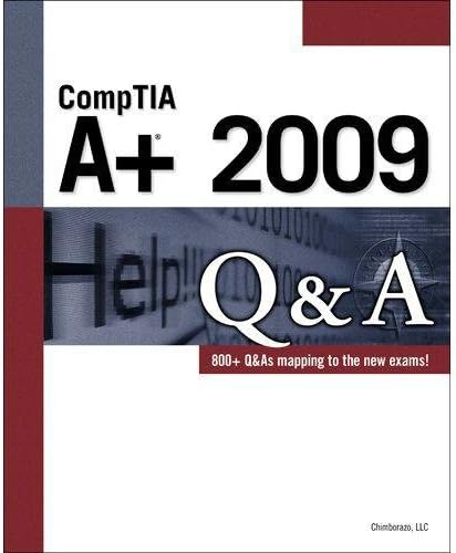 Cengage This is a straightforward, crisp, cut-and-dry wayto prepare for the A+ exams. Providing 800 questions and answers for the new A+ exams, this is the no-fluff Q&A guide.