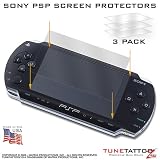 Sony PSP & PSP Slim Screen Scratch Protector (3 Pack) by TuneTattooz TM