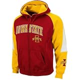 NCAA Iowa State Cyclones Cardinal-Gold Playmaker Full Zip Hoodie Sweatshirt