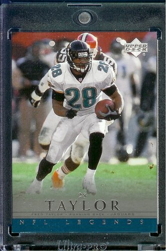 2000 Upper Deck Legends # 31 Fred Taylor Jacksonville Jaguars Football Card - Mint Condition - Shipped In Protective ScrewDown Display Case!