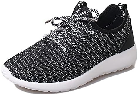 XRU Women's easy spirit bungee closed toe with ankle strap platform comfort canvas sneakers Black