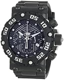 Invicta Men's 0656 Subaqua Collection Nitro Chronograph Black Polyurethane Watch