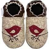 Robeez Song Bird Taupe Soft Sole Baby Shoes 0-6 months * 08 Newest Collection -- We Have Large Selections! *