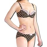 ローズマダム rosemadame 授乳ブラジャー＆ショーツ 上下セット (ギャルママ) 大人カワイイ大きめドット 3/4カップ ワイヤー入り D75 ブ...