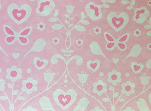 Maggie Miller Twin 3pc Sheet Set Girl Hearts &amp; Flowers on Pink