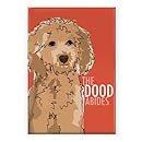 Pop Doggie The Dood Abides Goldendoodle Fridge Magnet