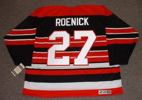 JEREMY ROENICK Chicago Blackhawks 1992 CCM Throwback Away Hockey Jersey, LARGE