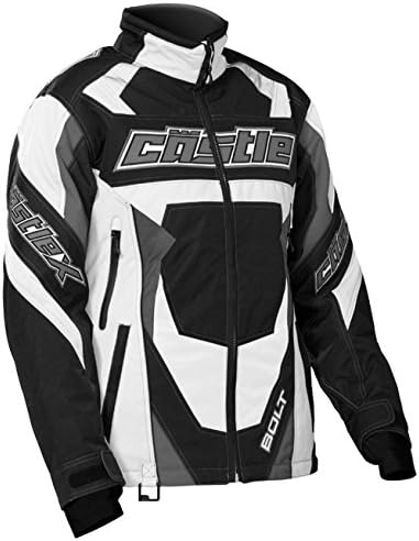 Castle X Racewear Bolt G4 Womens Snowmobile Jacket White LG