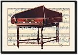 513X%2BjGMzML. SL160  Framed Art Poster 20x30, Spinet
