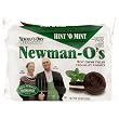 Newman's Own Organics Newman O's, Mint Creme Filled Chocolate Cookies,16-Ounce Packages (Pack of 12)