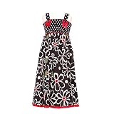 Bonnie Jean Girls Clothes Boutique Black Floral Dress Girl 7-16