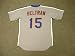 CARLOS BELTRAN New York Mets 1980's Majestic Cooperstown Throwback Away Baseball Jersey, LARGE