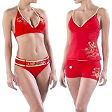 Mossimo Embroidered Flower Swimwear