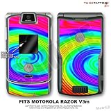 Razr V3m Rainbow Swirl Tattoo Skin for Motorola Razor by TuneTattooz