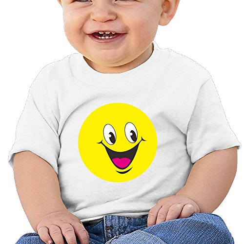 Lynie 6-24m Infant Rustic Laughter Cute Short-sleeve Tee White
