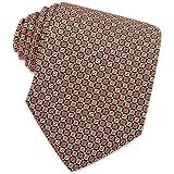 Fendi - Fendi Logoed Orange & Blue Silk Tie