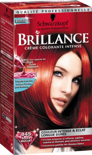  Schwarzkopf Brillance - Coloration Permanente - Rouge Brocart 845
