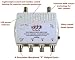 4 PORT CABLE TV / HDTV / DIGITAL AMPLIFIER INTERNET MODEM SIGNAL BOOSTER INTERNET AMP