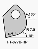 FT-077B-HP Valve Seat Cutter Blade