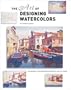 The Art of Designing Watercolors