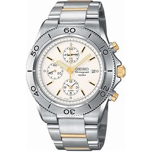 Seiko Men's SNA547 Alarm Chronograph Watch