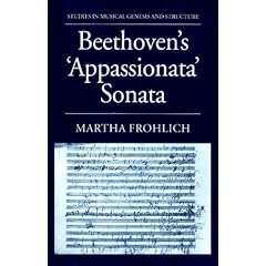 Beethoven's "Appassionata" Sonata (Studies in Musical Genesis and Structure)