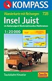 : Insel Juist 1 : 20 000: Mit Reitwegen und touristischen Hinweisen. GPS geeignet. Mit Ortsplan 1 : 8 000